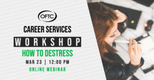 Career Services Workshop - destress