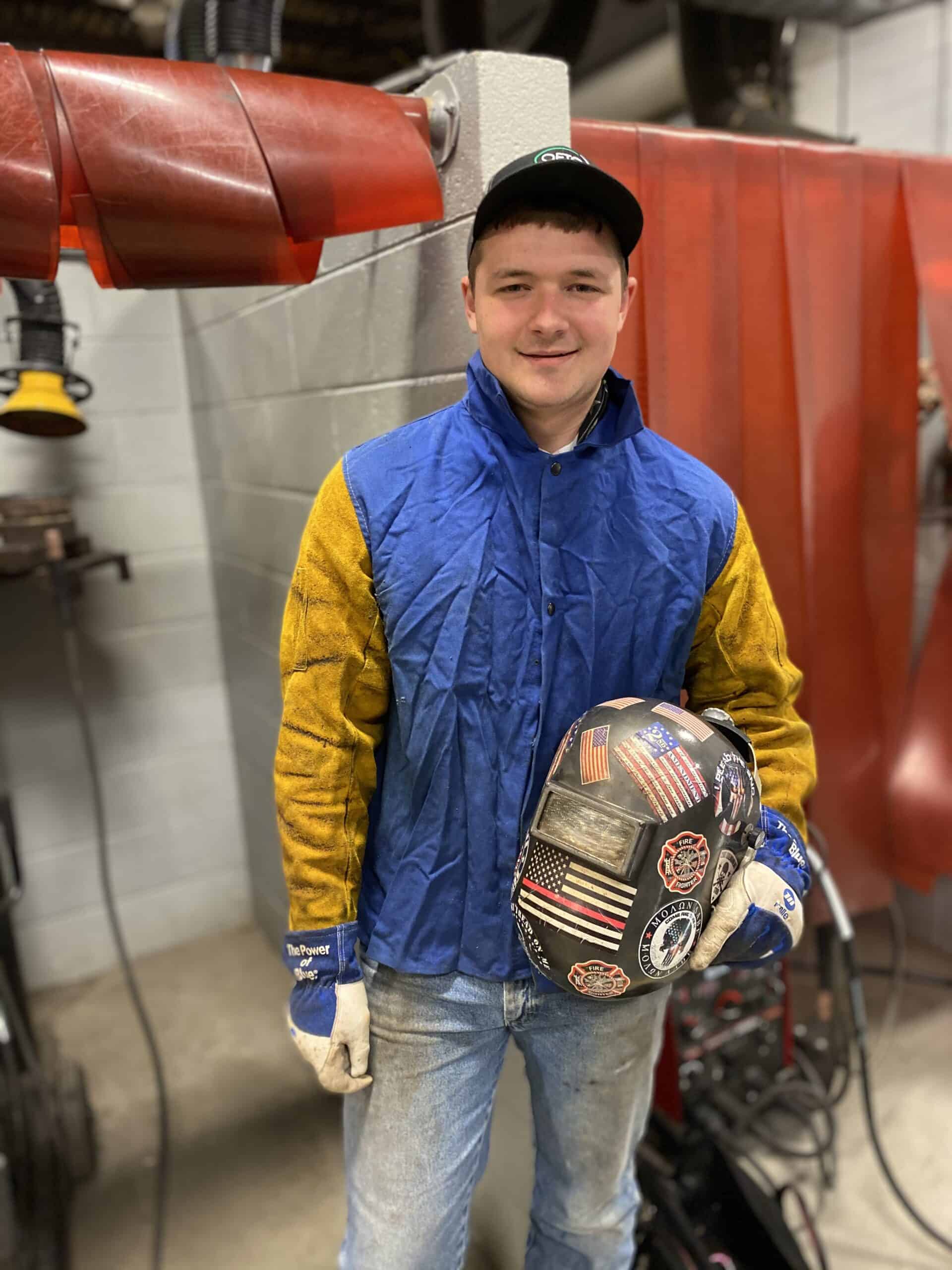 Seth Yeomans is a welding student at Oconee Fall Line Technical College.
