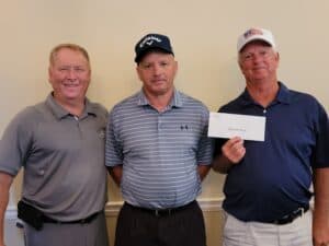 2nd Place winners of the OFTC Foundation North's 7th Annual Golf Tournament. L-R: Roy Jackson, Steve Joiner, Fred Condit (not pictured Floyd Potter)