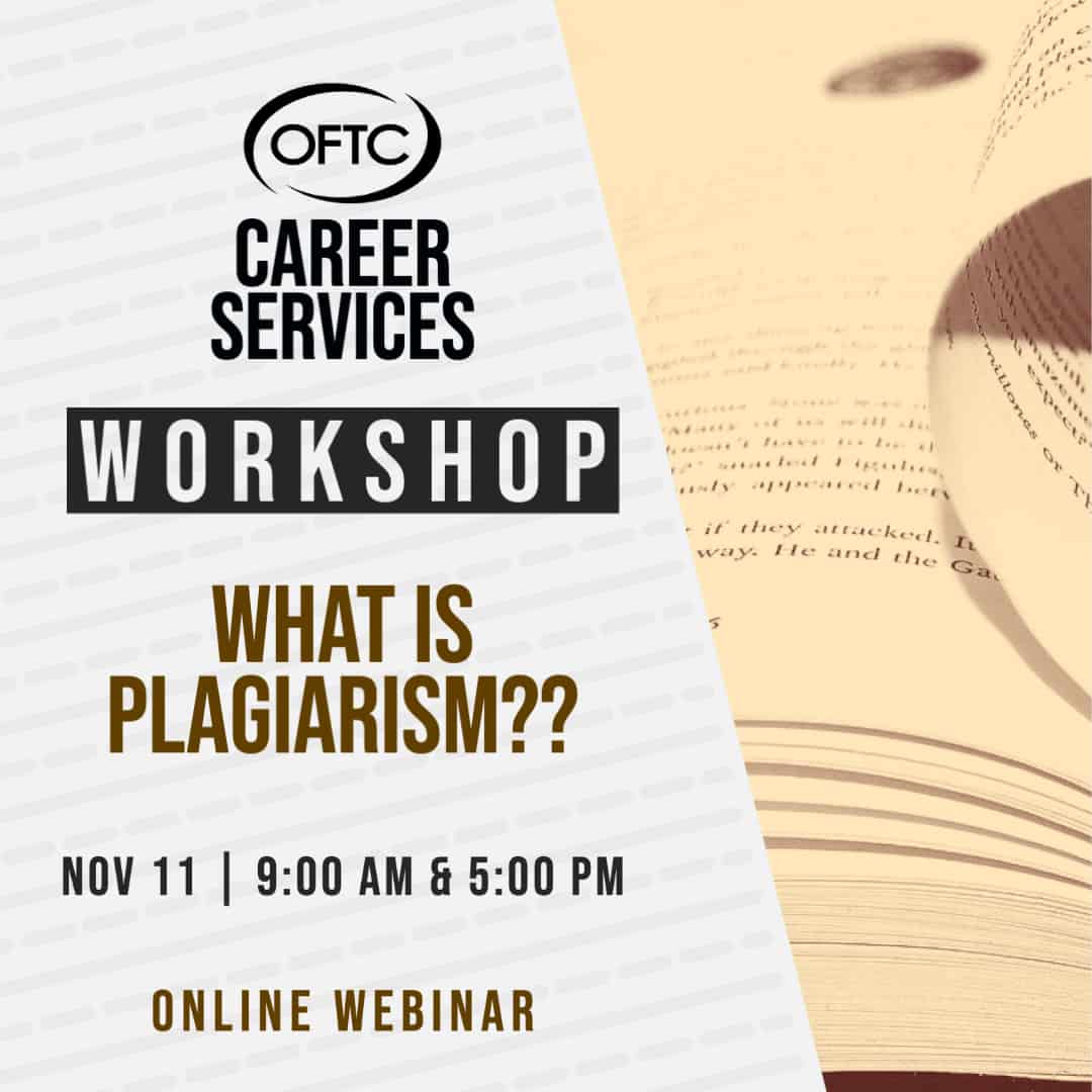 Workshop - What is Plagiarism?