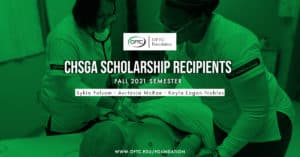 Fall 2021 CHSGa Scholarship Recipients
