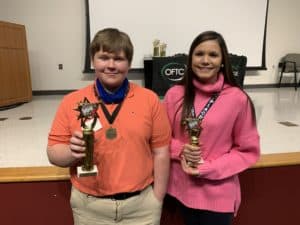 High school overall 2021 science fair winner and runner-up