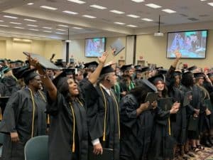 OFTC Graduates during the Spring 2022 Commencement Ceremony