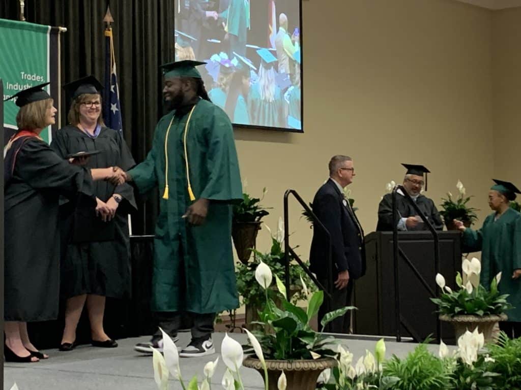OFTC Graduates during the Spring 2022 Commencement Ceremony