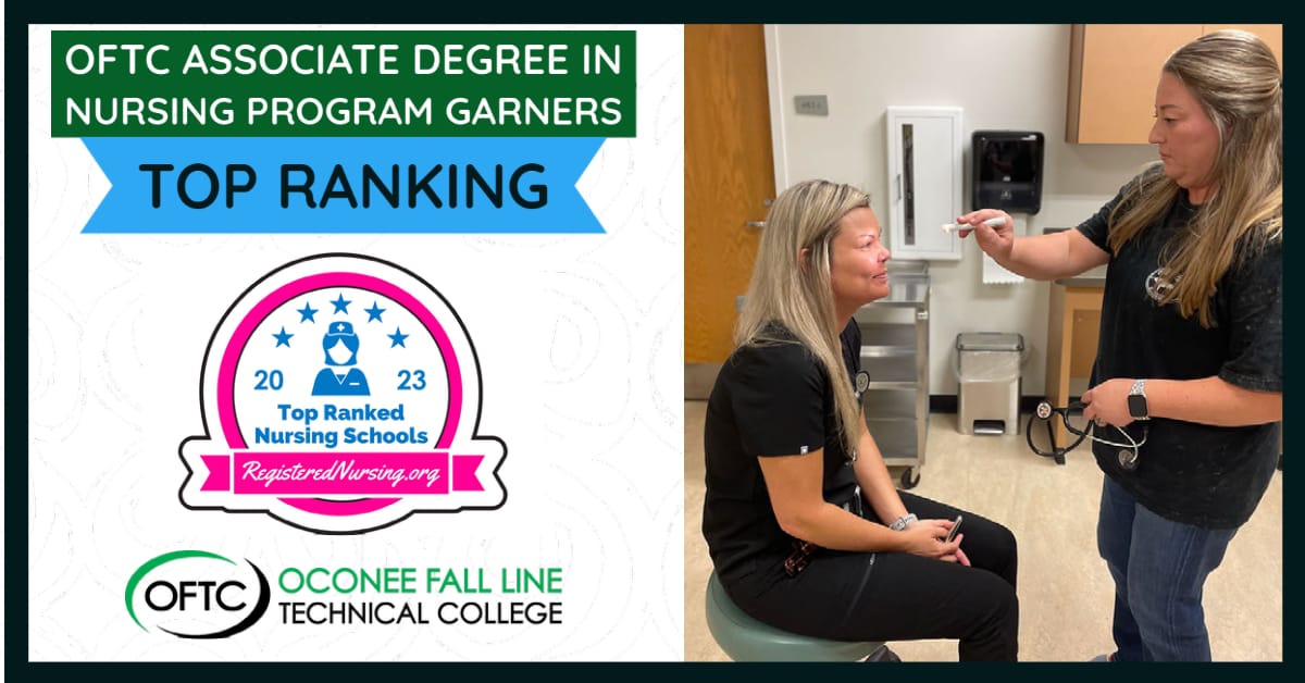 OFTC’s Associate Degree in Nursing (ADN)Bridge Program Ranked 17th in the State for Nursing Programs