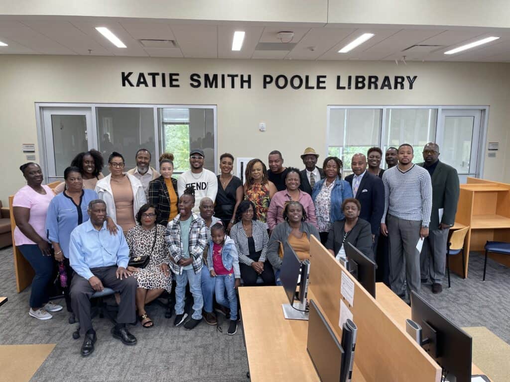 The family of the late Katie Smith Poole who attended the OFTC Library Naming Ceremony in Sandersville. 